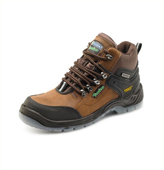 Hiker Safety Boots Brown